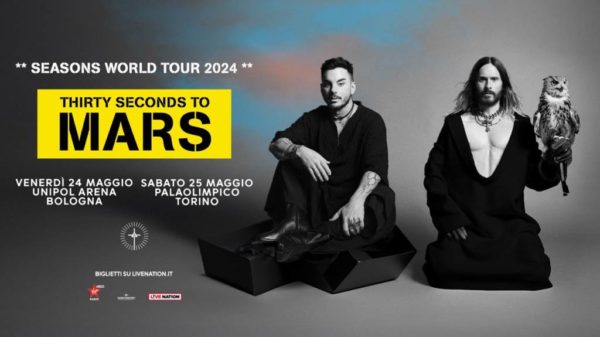 Thirty Seconds to Mars due concerti in Italia a Bologna e Torino (informazioni e biglietti)