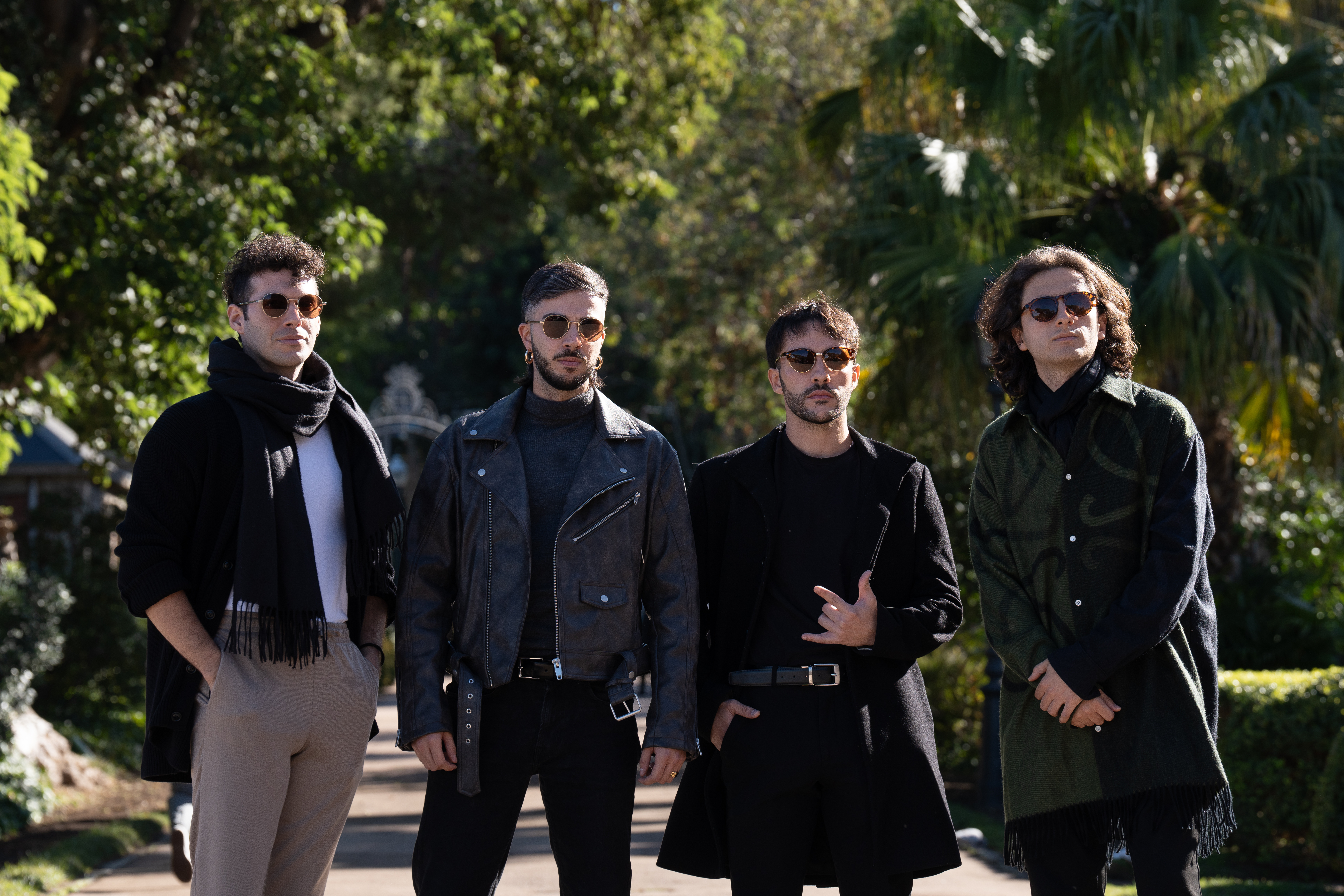 The group Arde Bogotá, awarded Musical Phenomenon of the Year, at the Ondas 2023 Awards