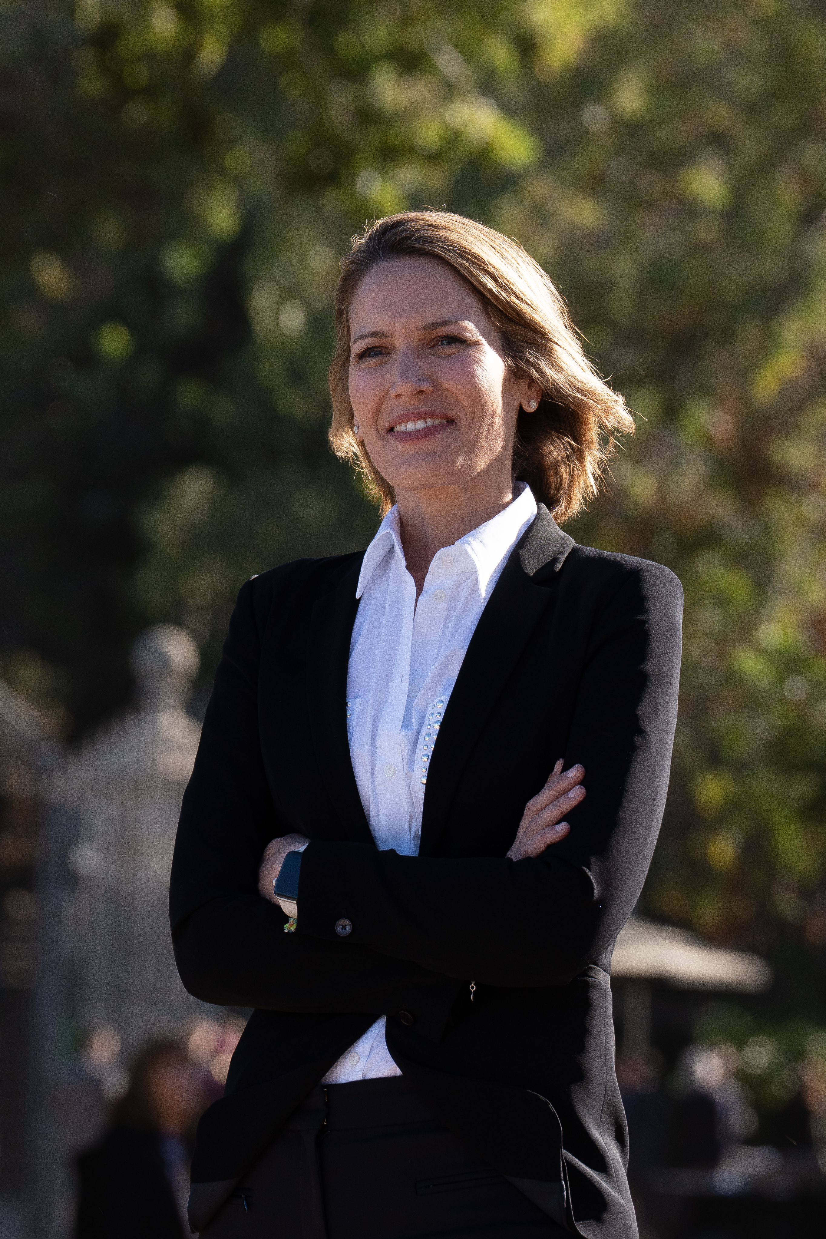 Journalist Silvia Intxaurrondo, awarded Best Television Presenter for 'La Hora', at the Ondas 2023 meeting