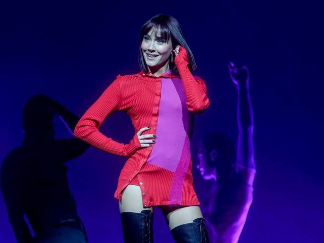Aitana at the third WiZink Center of her Alpha Tour