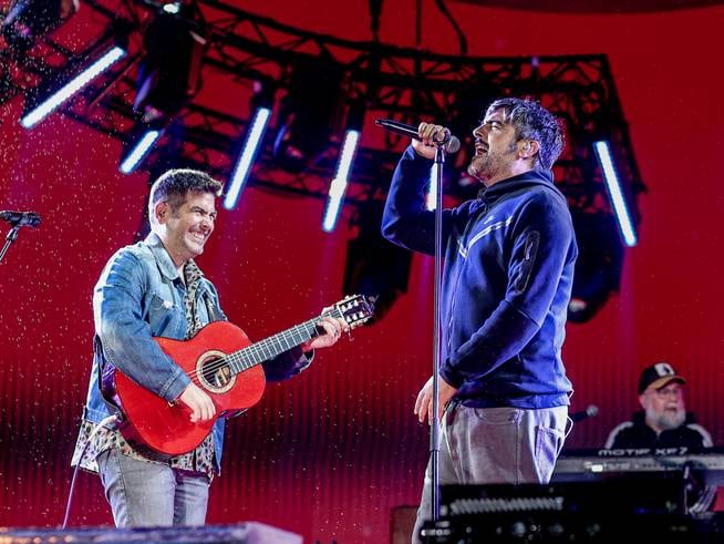 Estopa during his performance at the Coca-Cola Music Experience 2023, on September 2, 2023.