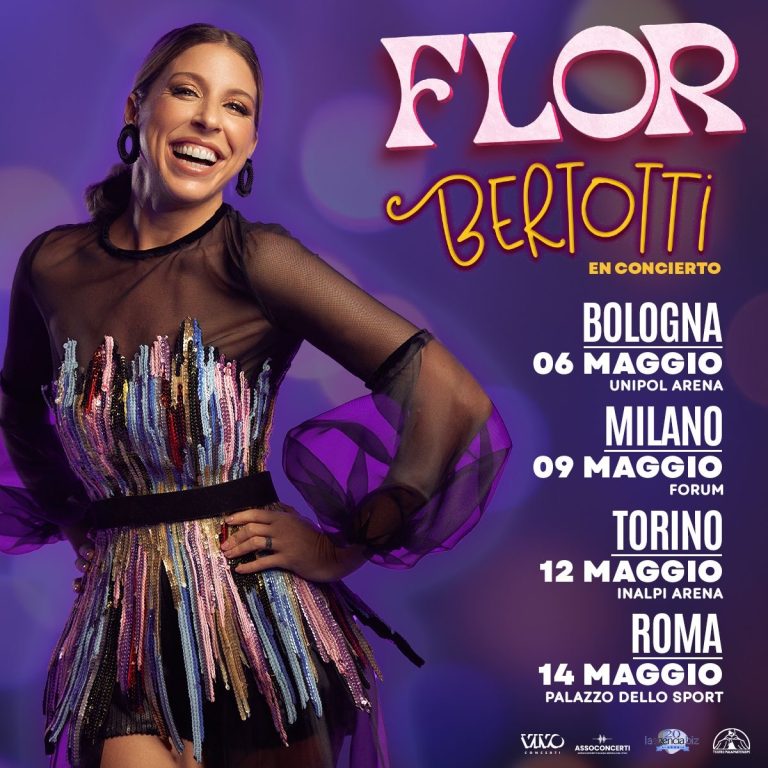 FLOR BERTOTTI four concerts in Italy (Info & Tickets)