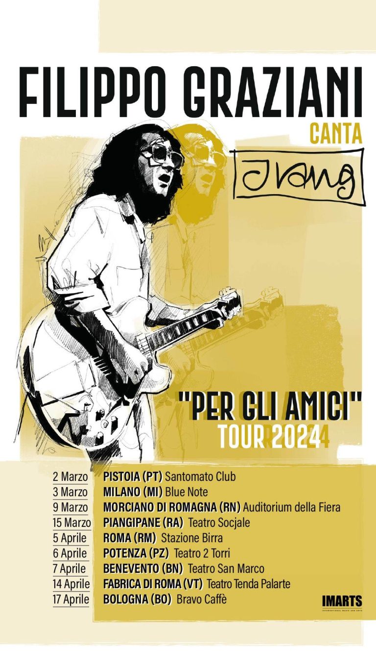 FILIPPO GRAZIANI canta Ivan con “Per gli amici Tour” [Info e biglietti]