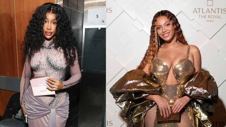 SZA at the 2024 Grammy Awards / Beyonce in Dubai, 2023