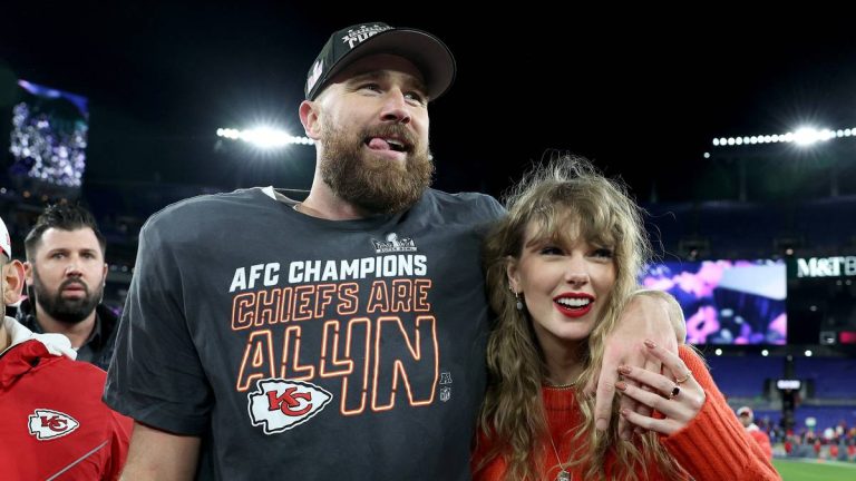 Travis Kelce describes Taylor Swift's new album in one word