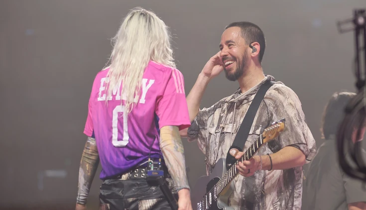 Linkin Park, Mike Shinoda and Emily Armstrong Hamburg, September 22, 2024