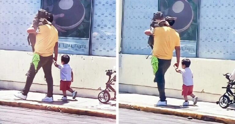 Choosing to Carry His Dog