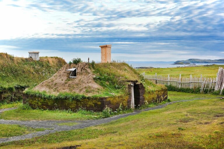 Reconstruction of a Viking dwelling