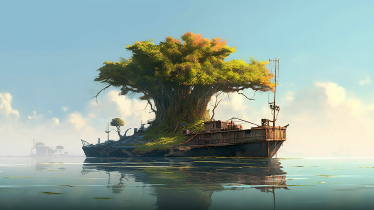 A billionaire has secretly shipped trees by boat for years