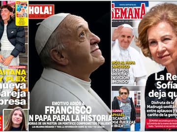These are the covers of today's heart magazines, April 23