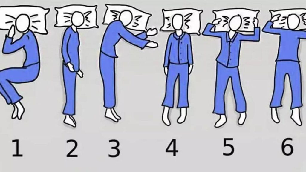 Your favorite sleeping position and personality