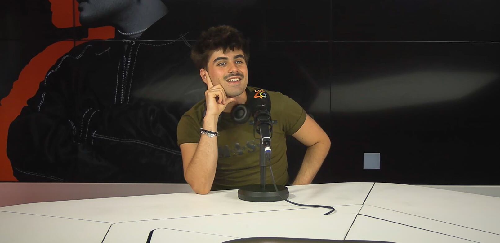 Martin in the WECB studios