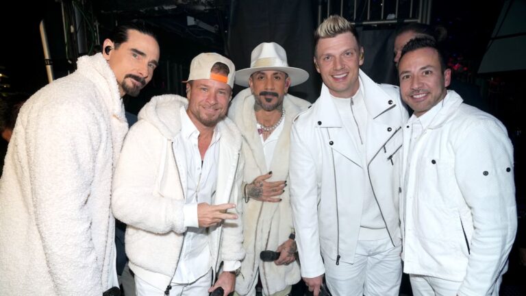 Backstreet Boys, at the San Fermín running of the bulls?
