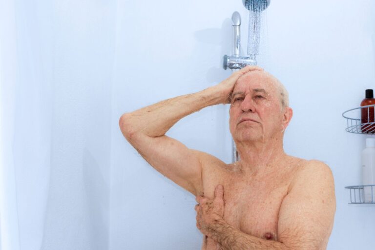 Why showering every day after 65 might not be a good idea