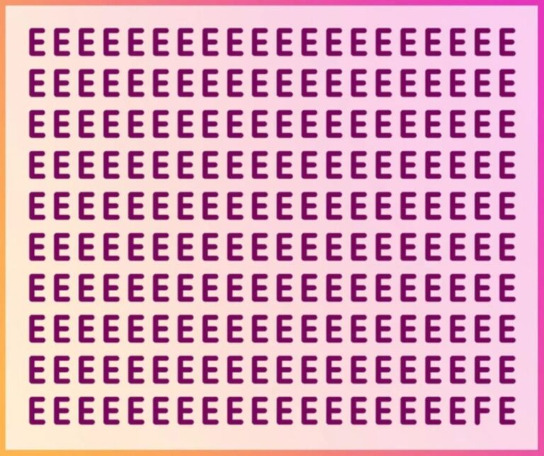 can you find the F in this viral brain teaser?