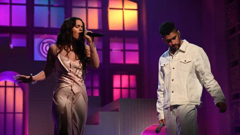 Last night: the billion-dollar song by Rosalía and Bad Bunny that started rumors of a relationship