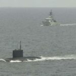 Russian submarine leaking fuel in the Atlantic