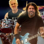 Dave Grohl et Josh Freese sur scène avec les Foo Fighters en 2024
