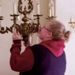 She fell in love with a chandelier