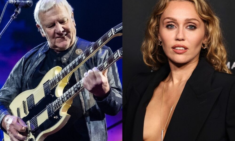 Alex Lifeson et Miley Cyrus, qui ont arrêté l’herbe