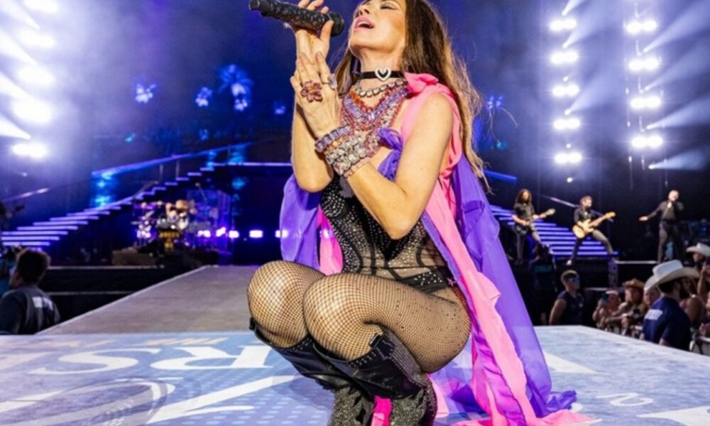 Shania Twain sur scène à Las Vegas