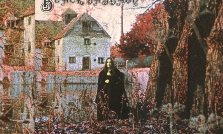 Louisa Livingstone sur la pochette du premier album de Black Sabbath, 1970