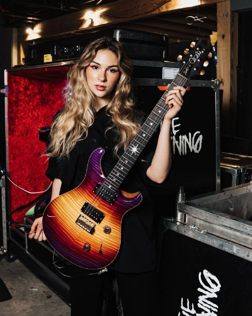 Daniela from The Warning presents special edition guitar