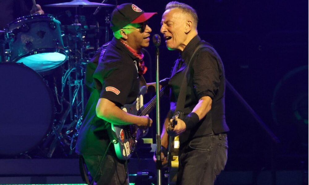 Tom Morello et Bruce Springsteen en concert